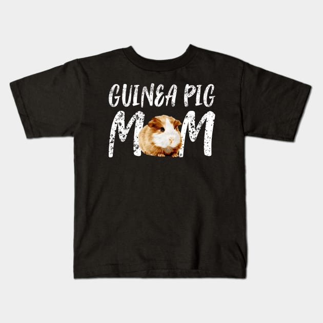 Guinea Pig Mom Kids T-Shirt by BadDesignCo